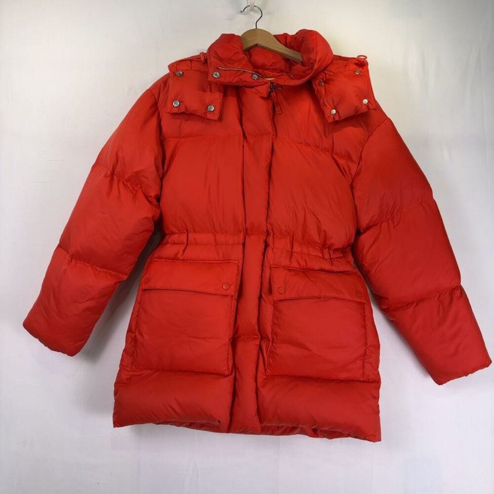 & Other Stories Red Puffer Jacket